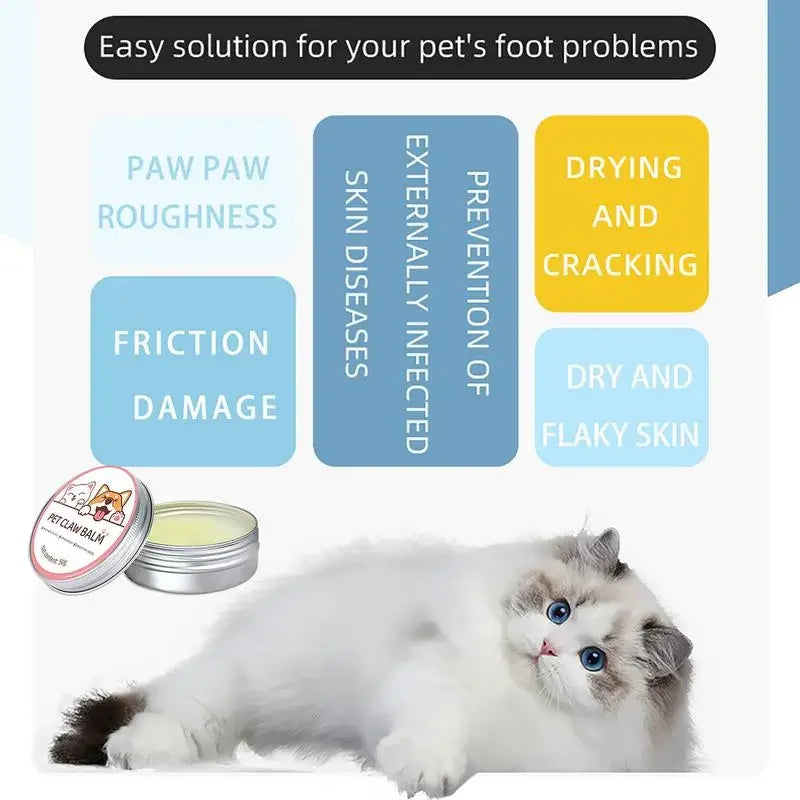 50g Pet Paw & Nose Balm – Moisturizing Protector for Cats & Dogs