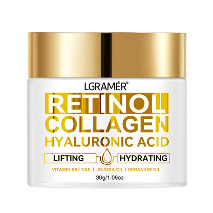 Retinol Face Cream Anti-Aging Moisturizer with Hyaluronic Acid & Collagen – Wrinkle Repair Hydrating Skin Care for Women & Men