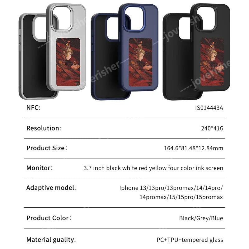 DIY NFC Photo Case for iPhone – Custom Ink Design, No Battery Needed