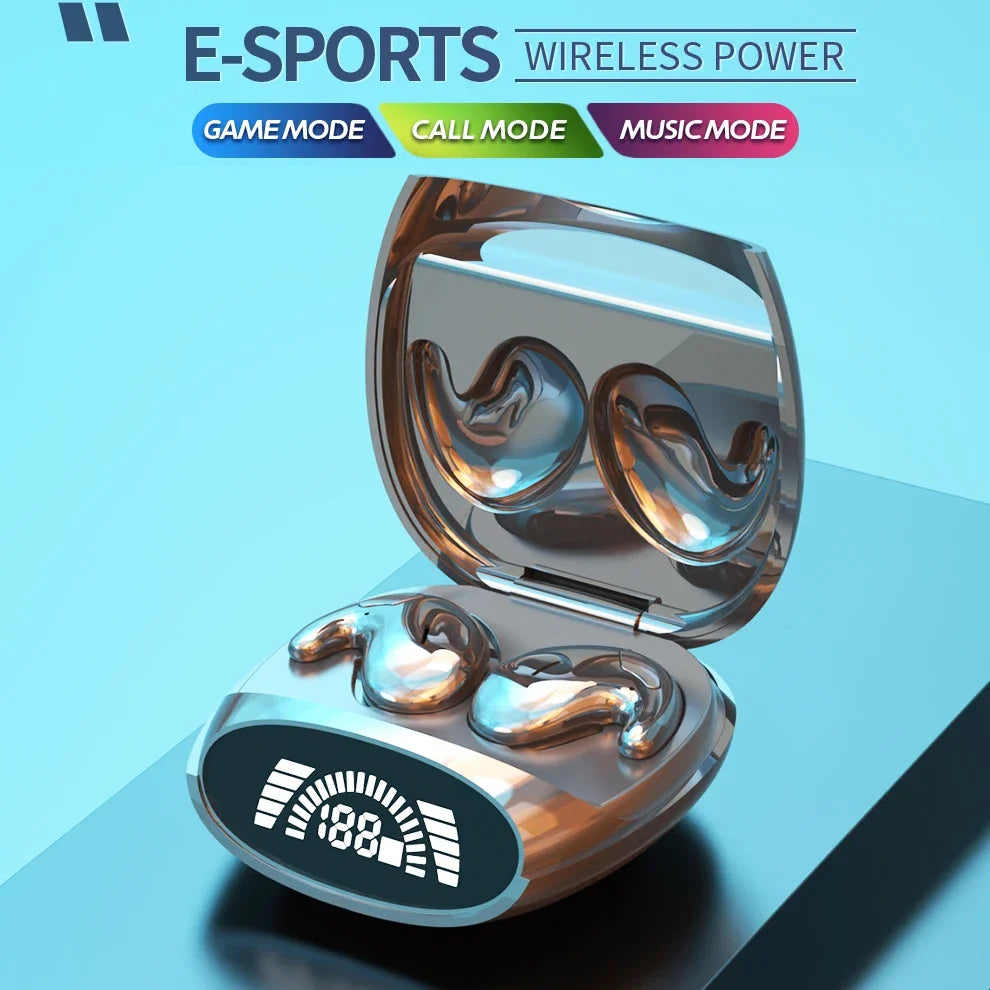 Mini Invisible Bluetooth 5.3 Earbuds – Sleep-Friendly, Noise Cancelling & Wireless