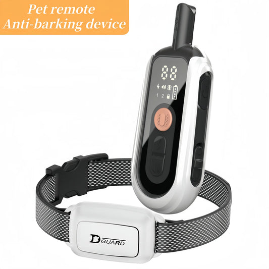 Rechargeable Waterproof Dog Training Collar with Remote – Anti-Bark Device for All Sizes