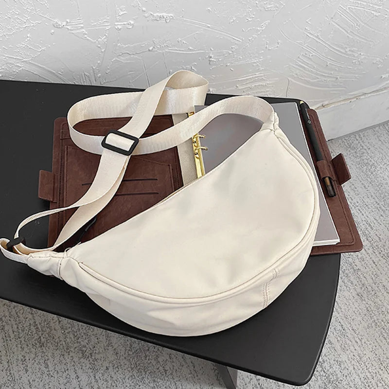 Women’s Crossbody Messenger Bag – Casual Shoulder Satchel for Laptop & Books