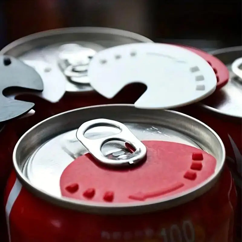 5pcs Reusable CanLock Beverage Caps – Leak-Proof Soda Protector Lids