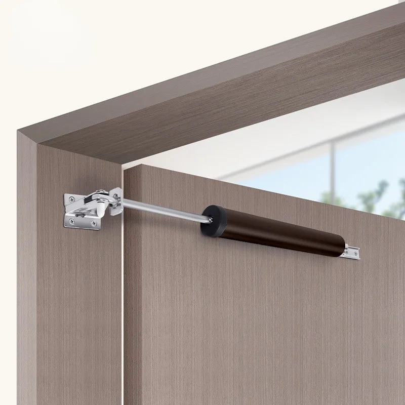 90° Automatic Door Closer – Soft Close Buffer with Adjustable Stop for Cabinets & Furniture