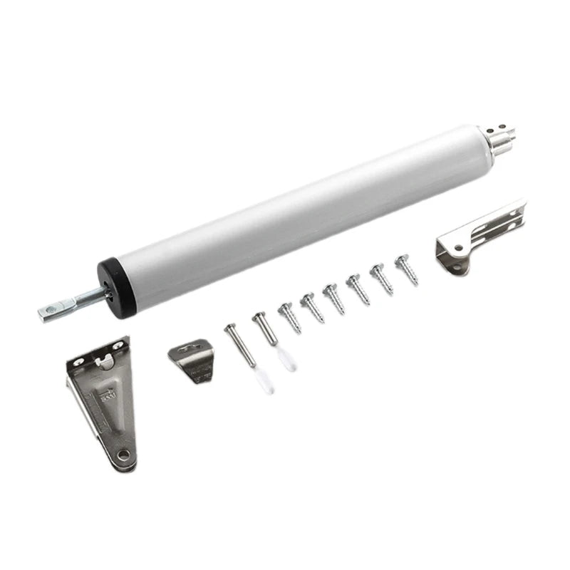 90° Automatic Door Closer – Soft Close Buffer with Adjustable Stop for Cabinets & Furniture