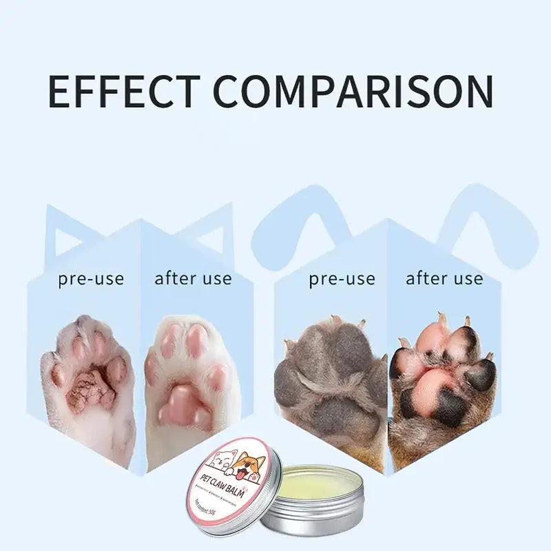 50g Pet Paw & Nose Balm – Moisturizing Protector for Cats & Dogs