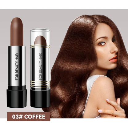 Temporary Hair Color Stick – Black & Brown Instant Cover for White Hair & Hairline