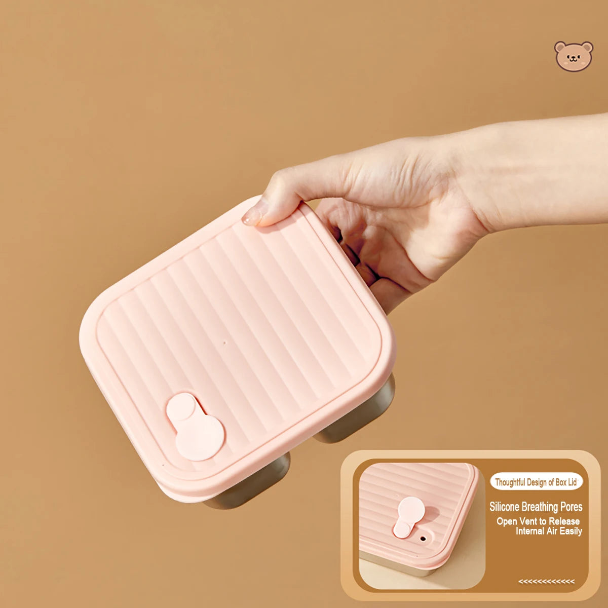 304 Stainless Steel Bento Box – Leak-Proof, Stackable & Portable Lunch Container for Students
