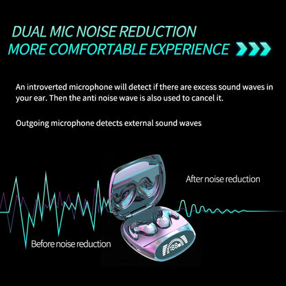 Mini Invisible Bluetooth 5.3 Earbuds – Sleep-Friendly, Noise Cancelling & Wireless