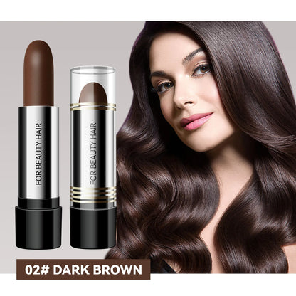Temporary Hair Color Stick – Black & Brown Instant Cover for White Hair & Hairline