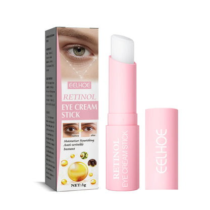 Retinol Eye Cream Stick Anti-Wrinkle Dark Circle Remover, Puffiness & Fine Line Repair, Firming Under Eye Skin Care