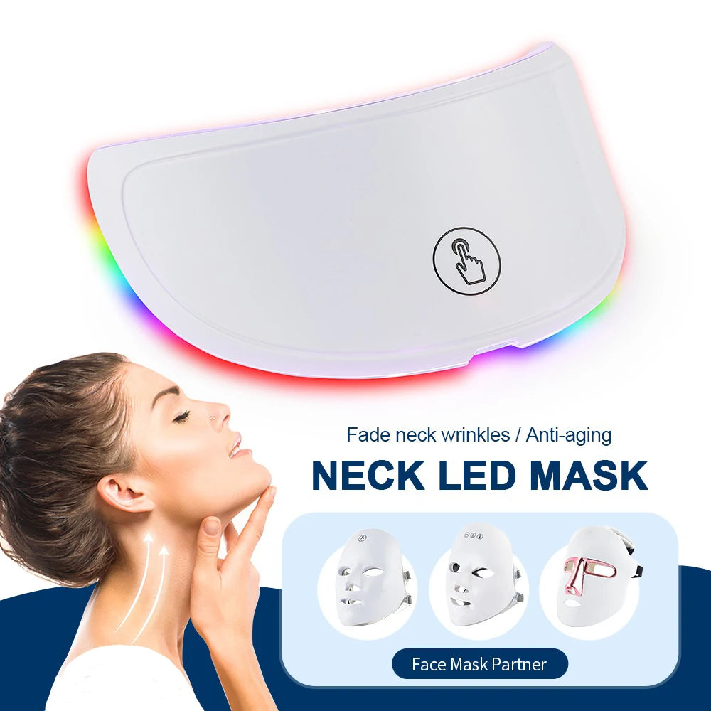 7-Color LED Face & Neck Mask – Wireless Photon Therapy for Skin Tightening & Rejuvenation