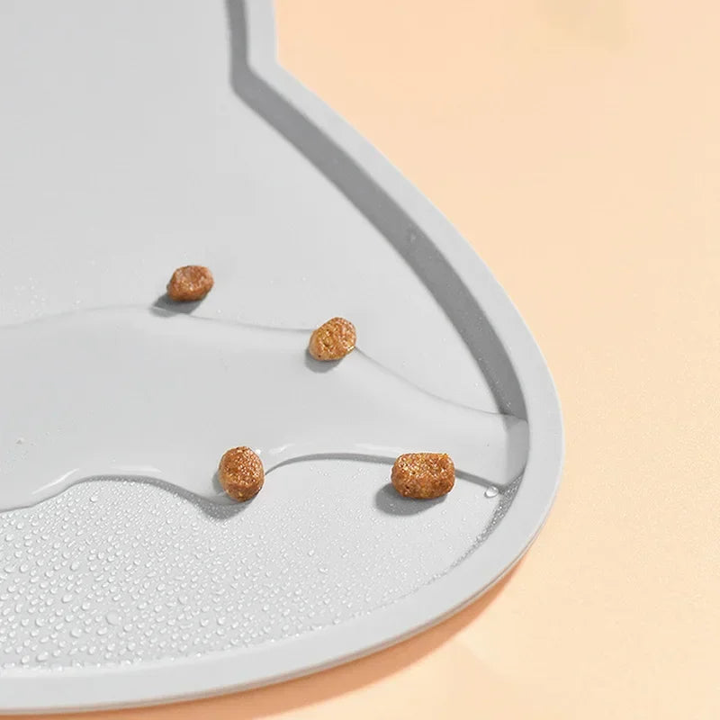 Silicone Pet Bowl Mat – Waterproof, Non-Slip & Easy to Clean Feeding Pad for Cats & Dogs