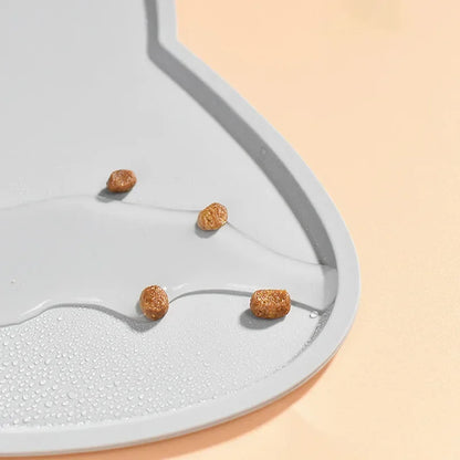 Silicone Pet Bowl Mat – Waterproof, Non-Slip & Easy to Clean Feeding Pad for Cats & Dogs