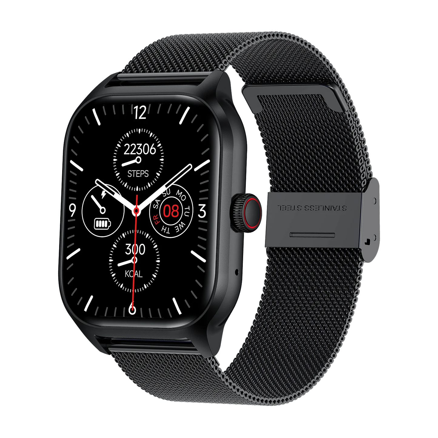 Smart Watch 2025 – Bluetooth Call, Music, Fitness Tracker, Sports Pedometer & Alerts – Smartwatch for iPhone & Android